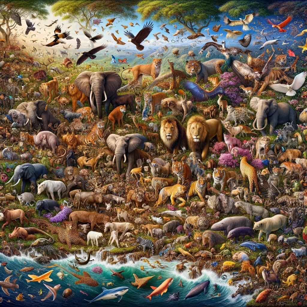Ark.au Illustrated Bible - Genesis 1:31 - God saw everything that he had made, and, behold, it was very good. There was evening and there was morning, the sixth day.