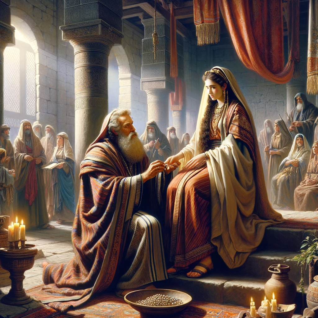 Ark.au Illustrated Bible - Genesis 25:20 - Isaac was forty years old when he took Rebekah, the daughter of Bethuel the Syrian of Paddan Aram, the sister of Laban the Syrian, to be his wife.