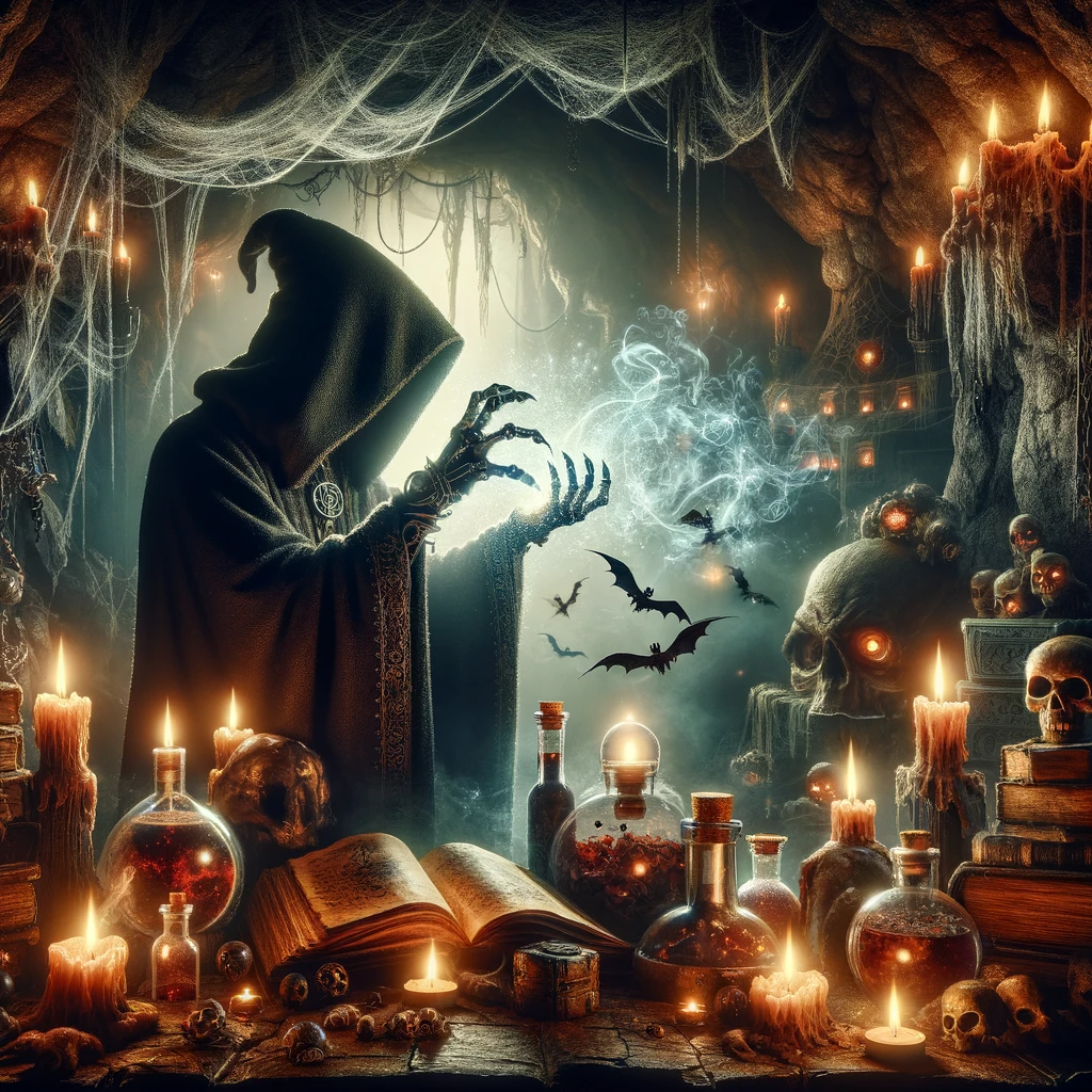 Ark.au Illustrated Bible - Isaiah 47:12 - Stand now with your enchantments, and with the multitude of your sorceries, in which you have labored from your youth; if so be you shall be able to profit, if so be you may prevail.