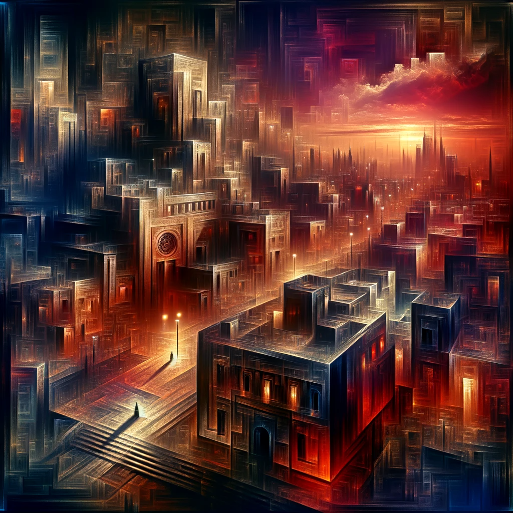 Ark.au Illustrated Bible - Habakkuk 2:12 - Woe to him who builds a town with blood, and establishes a city by iniquity!