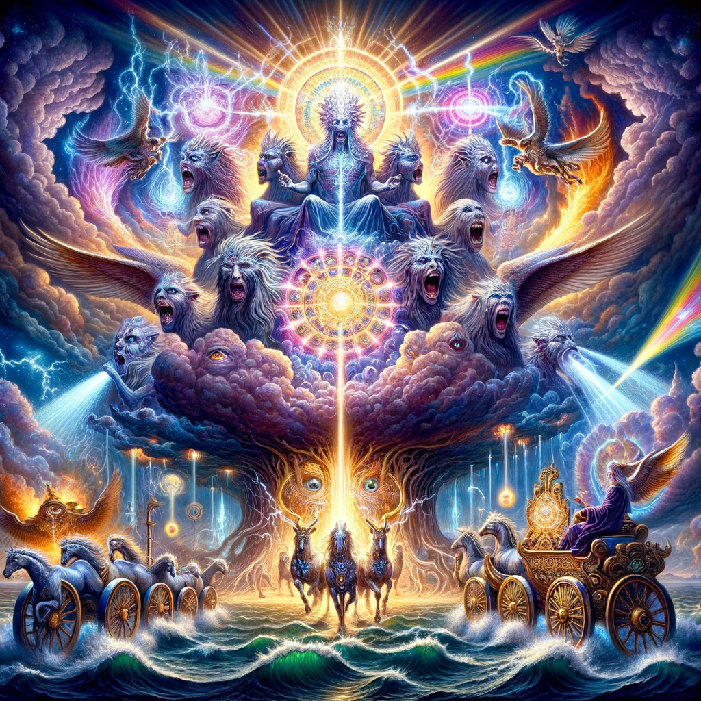 Ark.au Illustrated Bible - Ephesians 6:12 - For our wrestling is not against flesh and blood, but against the principalities, against the powers, against the world's rulers of the darkness of this age, and against the spiritual hosts of wickedness in the heavenly places.