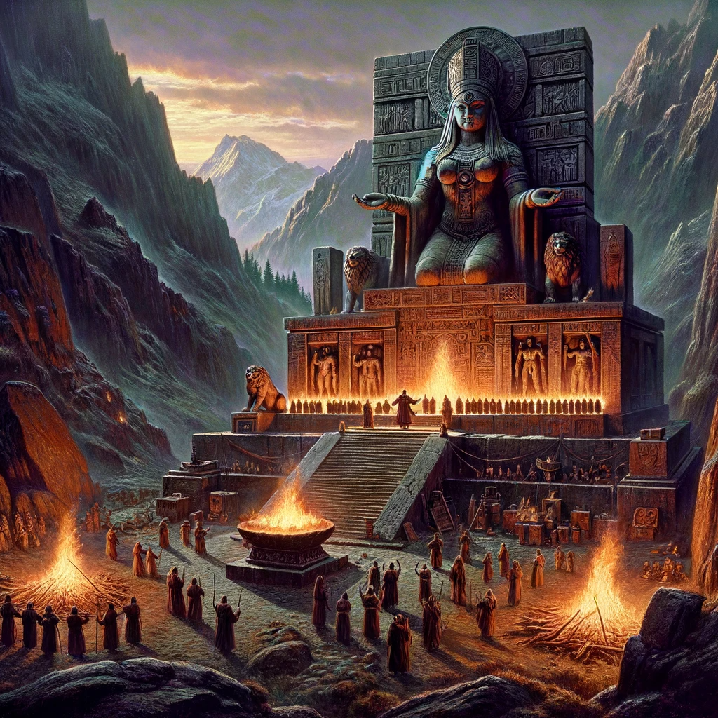 Ark.au Illustrated Bible - Judges 2:13 - And they forsook the LORD, and served Baal and Ashtaroth.